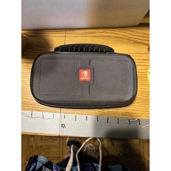 Nintendo Switch System Black Carrying Case Travel Storage Game Holder - Picture 1 of 6
